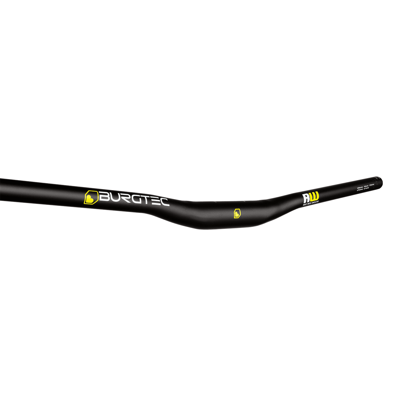 BURGTEC RIDE WIDE ENDURO Rise 15mm 800mm Guiador preto