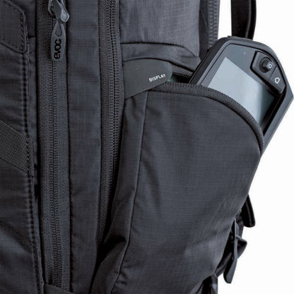 Mochila com Painel Dorsal EVOC TRAIL E-RIDE 20L Preto