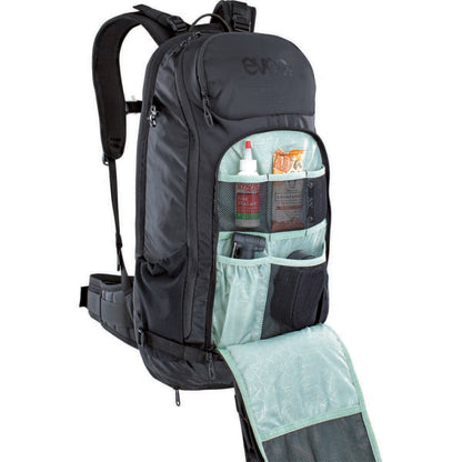 Mochila com Painel Dorsal EVOC TRAIL E-RIDE 20L Preto