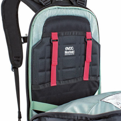 Mochila com Painel Dorsal EVOC TRAIL E-RIDE 20L Preto