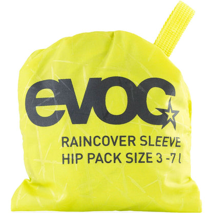 Capa de Chuva EVOC RAINCOVER SLEEVE para Bolsa de Cintura HIP PACK Amarelo