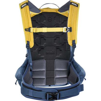 Mochila com Proteção Dorsal EVOC TRAIL PRO 26L Amarelo/Azul