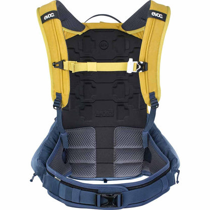 Mochila com Proteção Dorsal EVOC TRAIL PRO 16L Amarelo/Azul