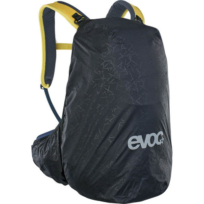 Mochila com Proteção Dorsal EVOC TRAIL PRO 16L Amarelo/Azul