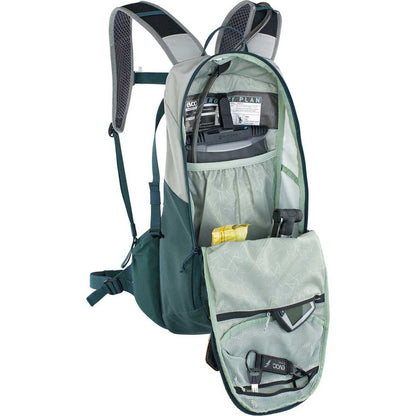 Mochila EVOC E-RIDE 12L Cinzento/Petróleo