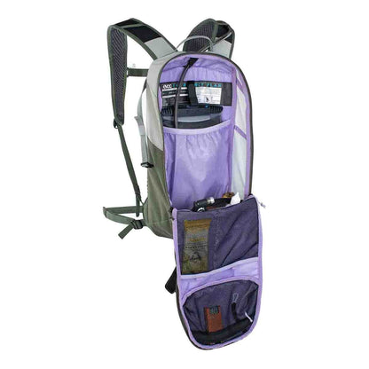 Mochila EVOC RIDE 8L Cinzento/Caqui