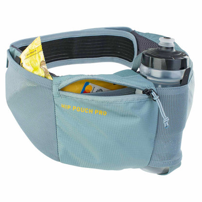 Bolsa de Cintura EVOC HIP POUCH PRO + DRINK BOTTLE 0,55 Cinzento