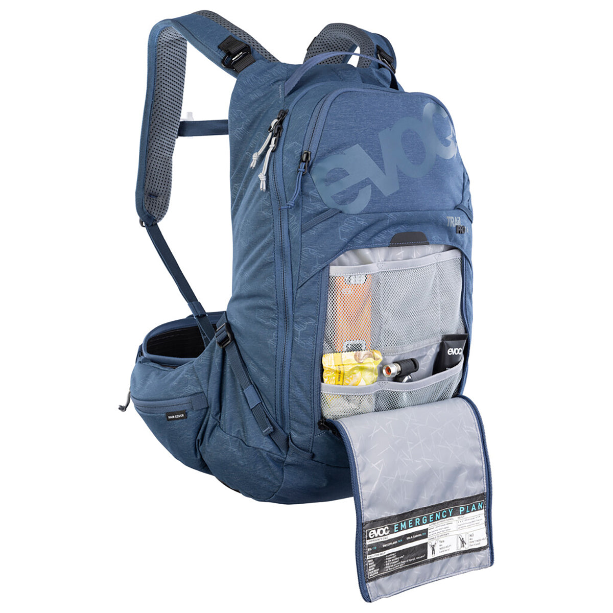 Mochila com Dorsal EVOC TRAIL PRO 16 Azul