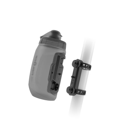 Kit de Bidão e Suporte de Bidão FIDLOCK TWIST UNI BASE 450 ml Fumado