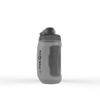 Kit de Bidão e Suporte de Bidão FIDLOCK TWIST UNI BASE 450 ml Fumado
