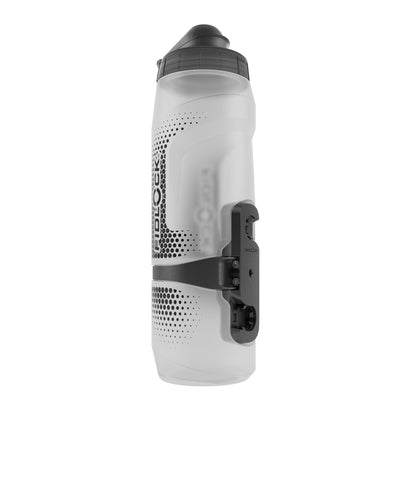 Kit Garrafa e Porta-Garrafa FIDLOCK TWIST BIKE BASE 800 ml Transparente