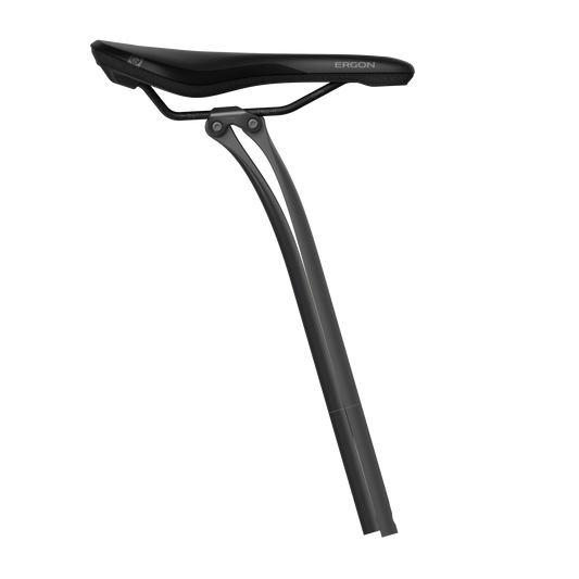 Espigão de selim ERGON CF Allroad Pro Carbon com recuo de 25 mm