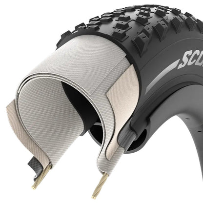 Pneu PIRELLI SCORPION XC RC 29x2.4 ProWall Tubeless Ready Flexível Preto/Vermelho 4354200