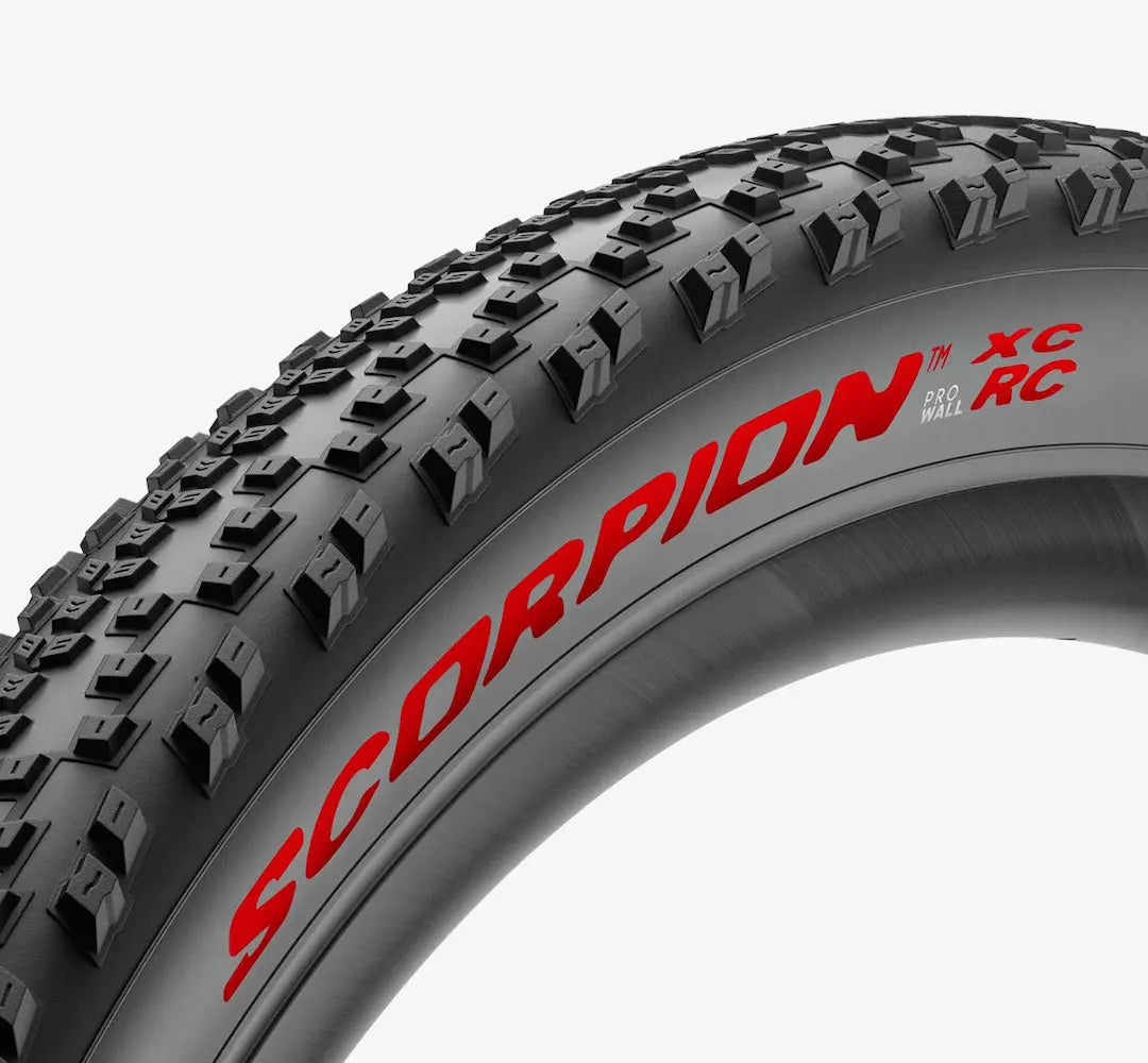 Pneu PIRELLI SCORPION XC RC 29x2.4 ProWall Tubeless Ready Soft Preto/Vermelho 4354200