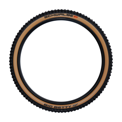 Pneu SCHWALBE BIG BETTY 27.5x2.40 ADDIX SOFT SUPERGRAVITY Tubeless Ready Soft Preto/Castanho