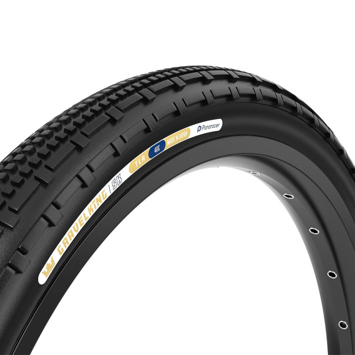 PANARACER GRAVELKING SK TLR 700x45c Tubeless Ready Pneu preto