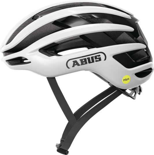 Capacete de estrada ABUS AIRBREAKER 2.0 MIPS Branco brilhante