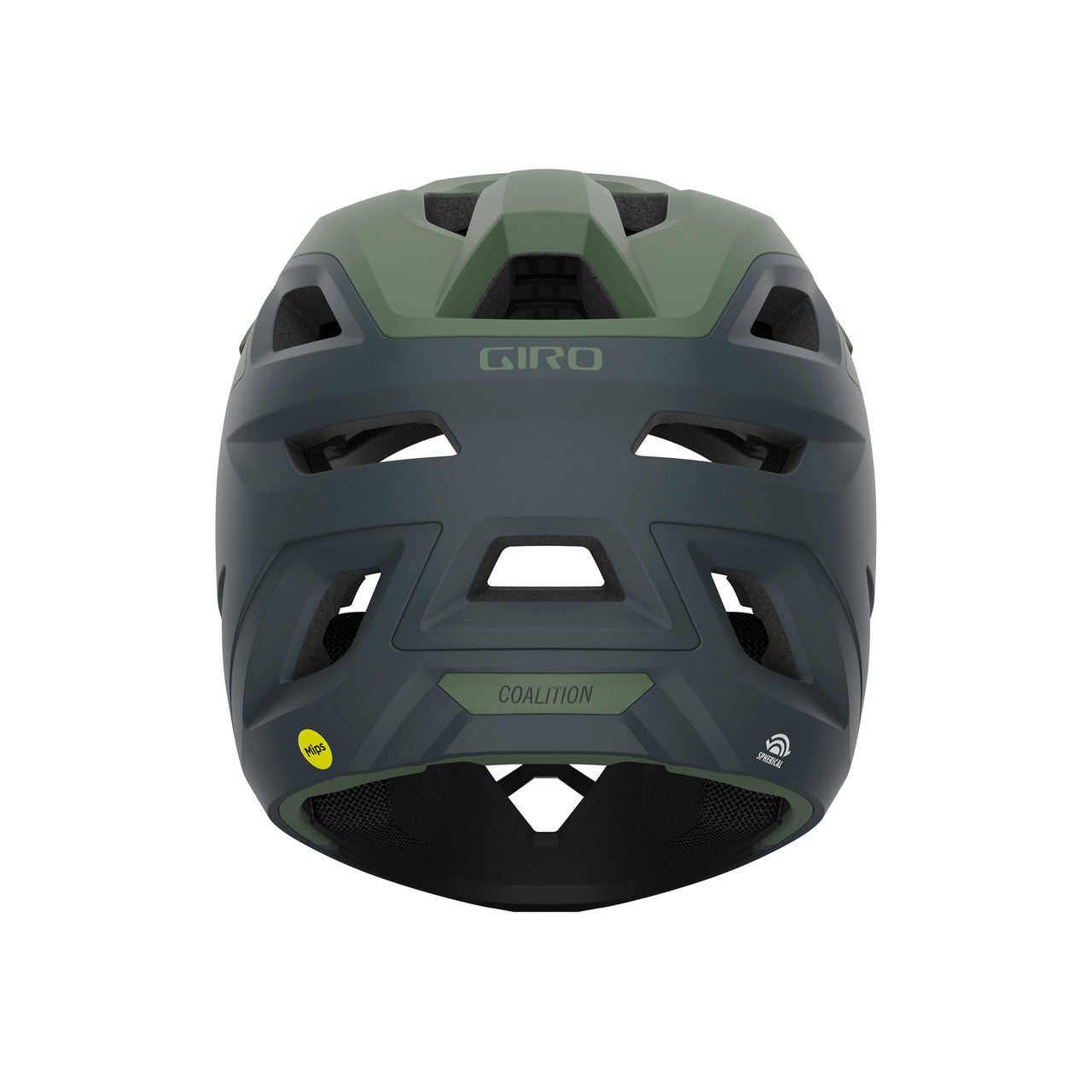 Capacete de BTT GIRO COALITION MIPS SPHERICAL Cinzento/Verde