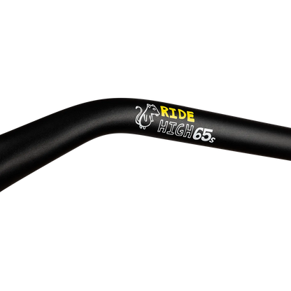 Guiador BURGTEC RIDE HIGH JOSH BRYCELAND SIGNATURE Rise 65mm 800mm Preto