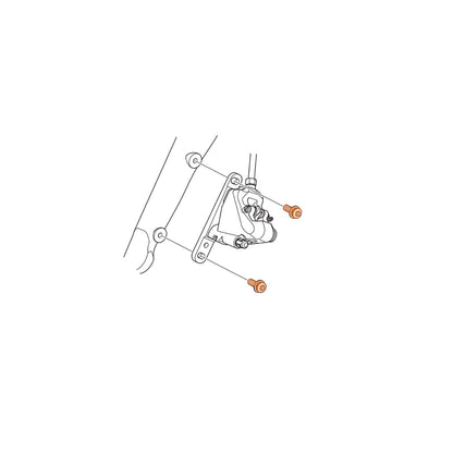 Parafuso de Fixação do Estribeira Dianteiro SHIMANO DURA-ACE FLATMOUNT R9170