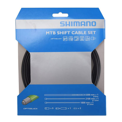 Kit de Cabos e Bainhas de Desviador SHIMANO VTT Optislick