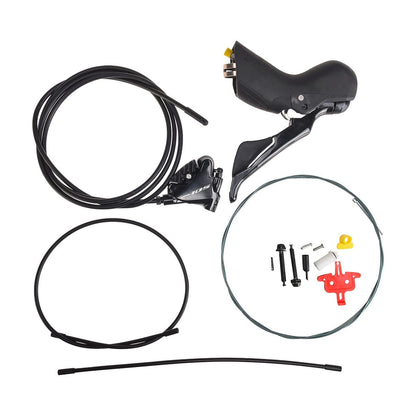 Par de Manete e Pinça SHIMANO 105 R7020 2x11 Flat Mount Sem Disco