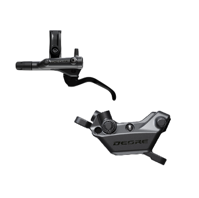 Travão Dianteiro SHIMANO Deore M6220 de 4 pistões Pastilhas de Resina (Mangueira 1000 mm)