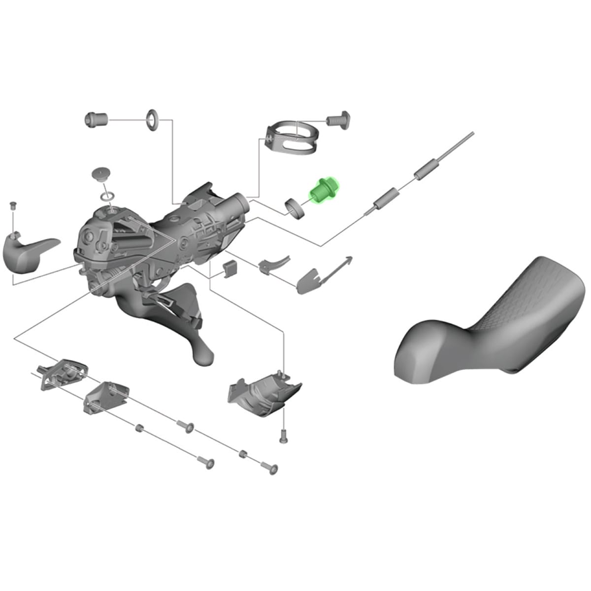 Parafuso de ligação da mangueira de travão SHIMANO SM-BH90