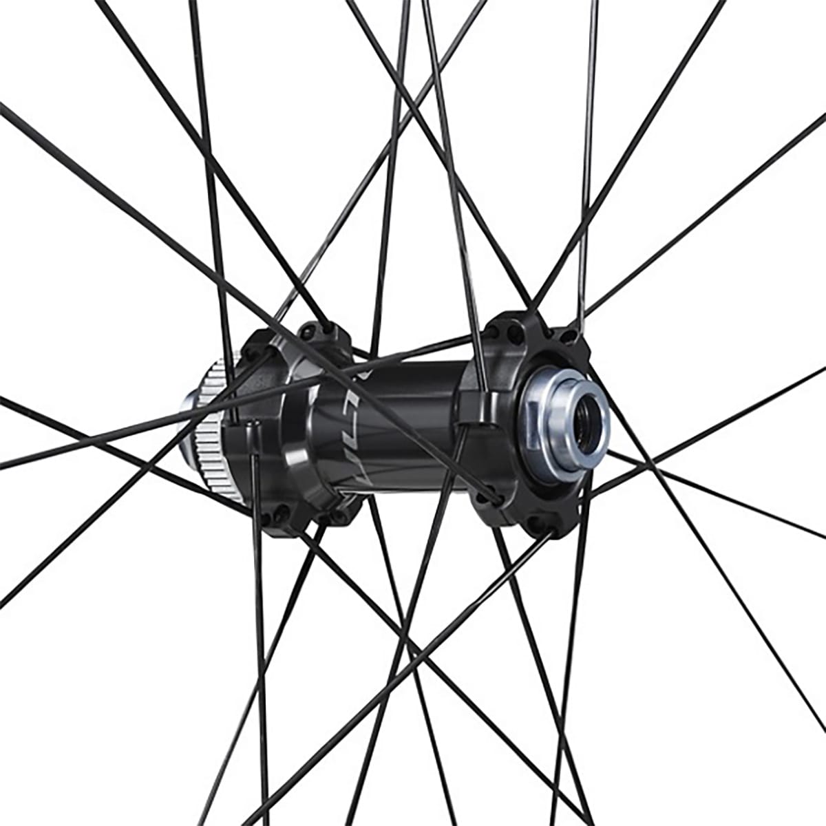 Roda dianteira em carbono SHIMANO ULTEGRA R8170-C36 para pneus Tubeless Ready (Center Lock)