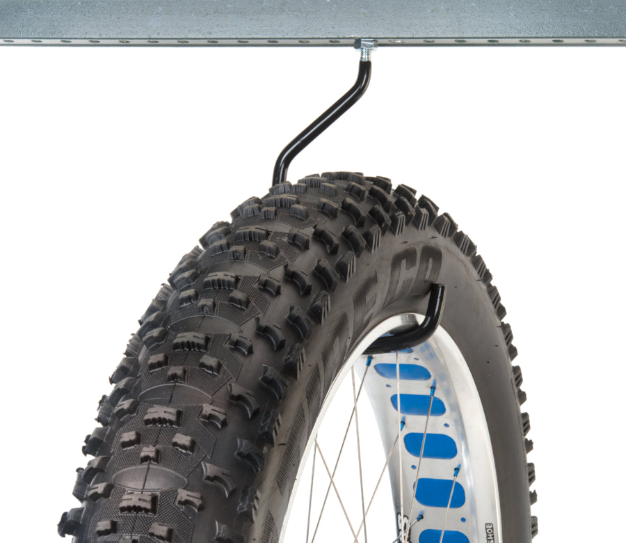 Park Tool 470XX instalado a suportar uma roda de fatbike