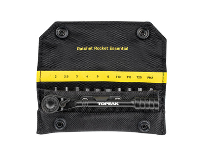 Chave de Roquete Compacta TOPEAK RATCHET ROCKET ESSENTIAL Preto