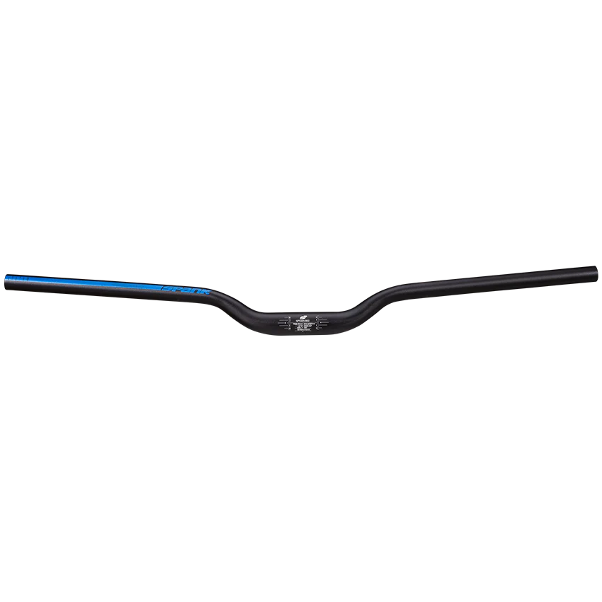 SPANK SPOON 800 Rise 40mm 800mm Preto/Azul Cabide