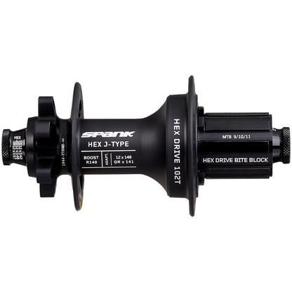 Cubo Traseiro SPANK HEX DRIVE 102T 12x148 mm Boost