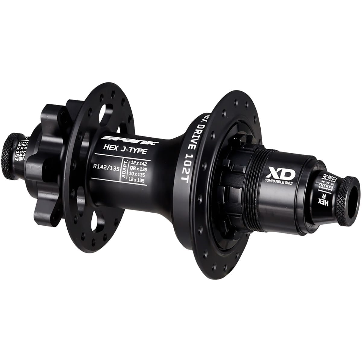 Moyeu Arrière SPANK HEX DRIVE 102T 12x135/142 mm