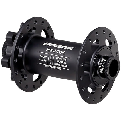 Cubo Dianteiro SPANK HEX 15/20 mm Boost Preto
