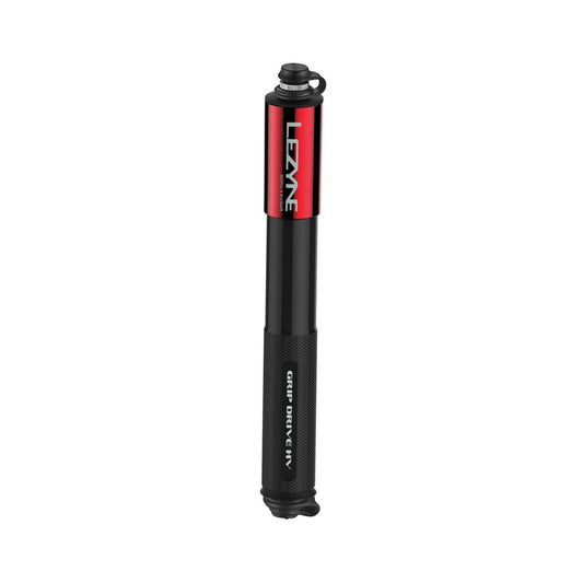 Bomba manual LEZYNE GRIP DRIVE HV MINI Vermelha