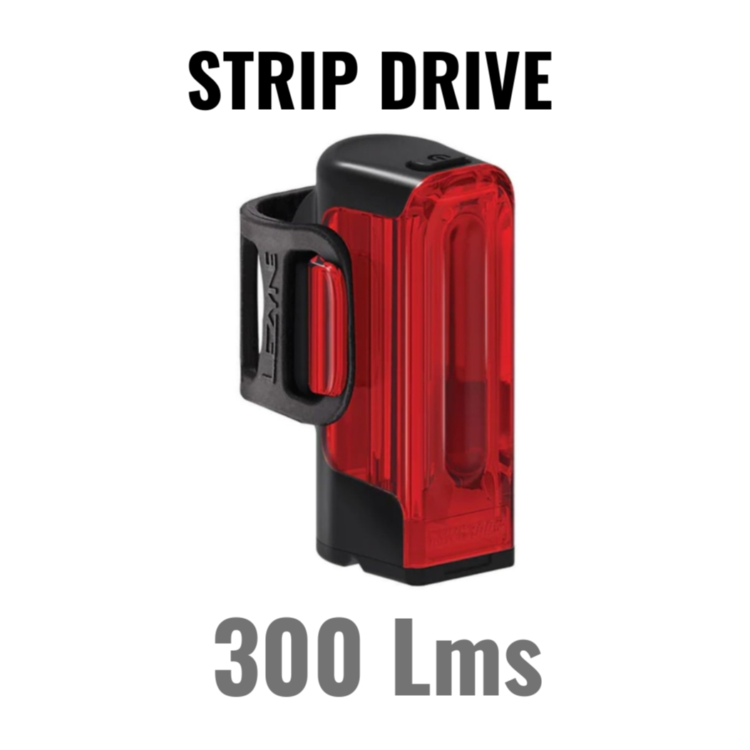 LEZYNE STRIP DRIVE 300+ luzes traseiras