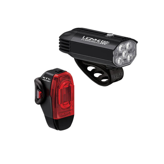 Luzes dianteiras e traseiras LEZYNE FUSION DRIVE 500+ / KTV DRIVE PRO+
