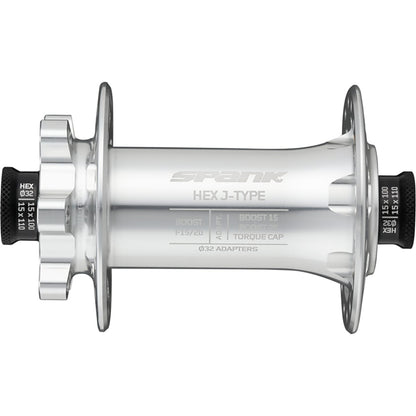 Cubo Dianteiro SPANK HEX 15/20 mm Boost Prateado