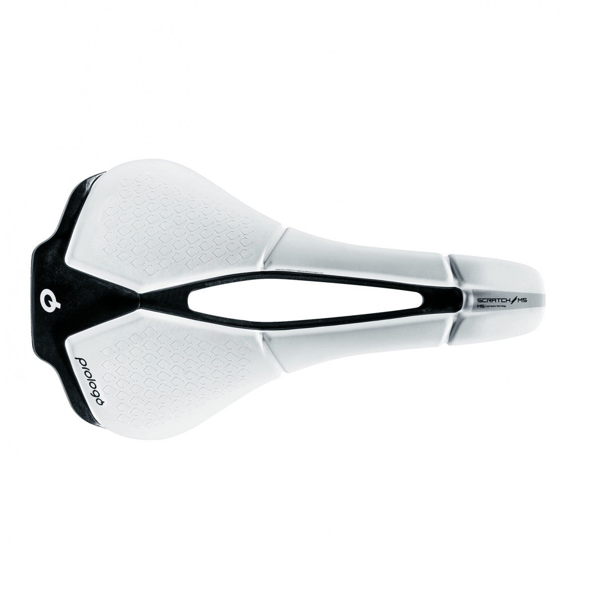 Selim PROLOGO SCRATCH M5 PAS Carbono 140mm largura Branco