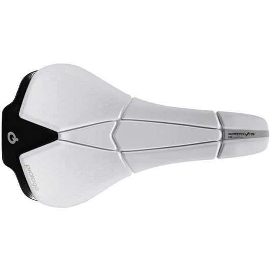Selim PROLOGO SCRATCH M5 Carbono 140mm largura Branco