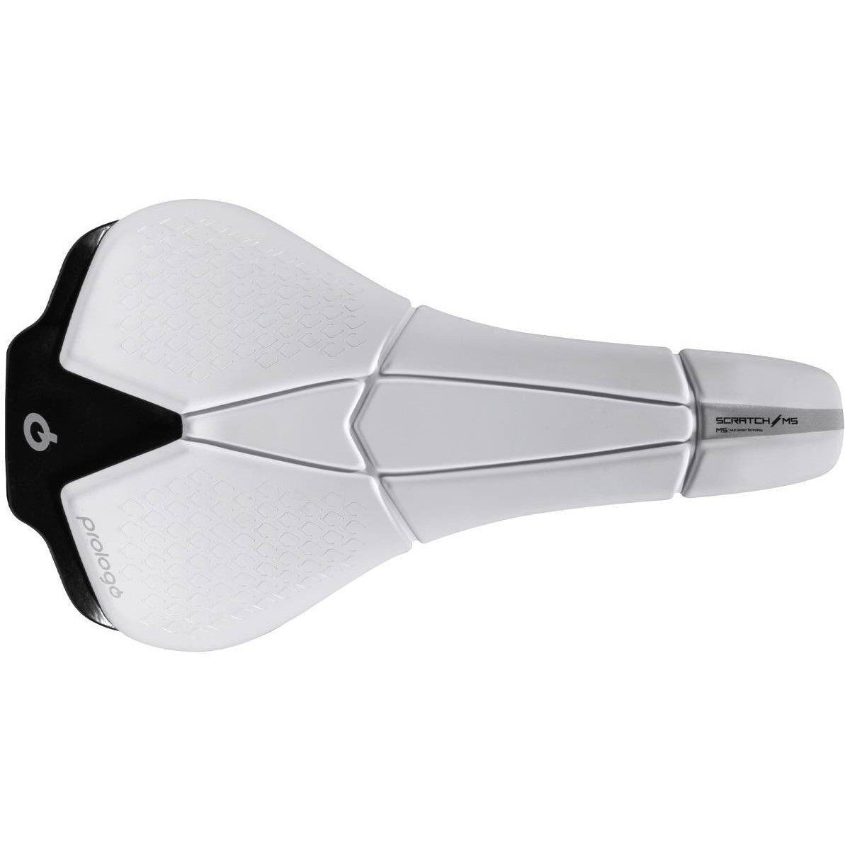 Selim PROLOGO SCRATCH M5 Carbono 140mm largura Branco