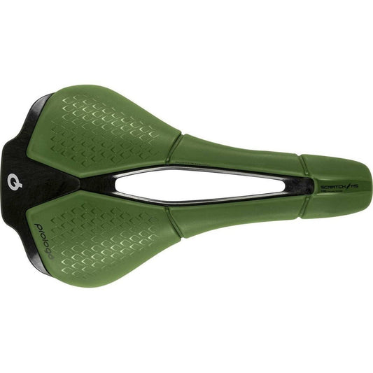 PROLOGO SCRATCH M5 Saddle NOT Tirox Rails 140mm wide Green