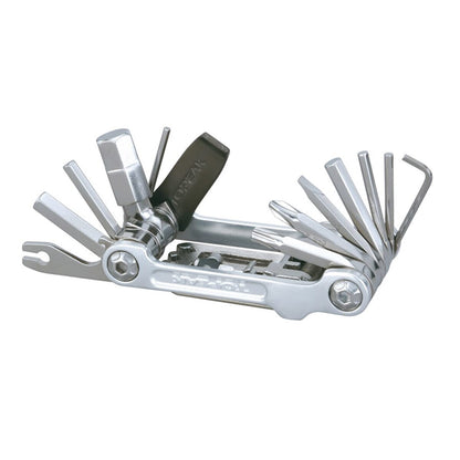 Multi-Ferramentas TOPEAK MINI PRO Prateado (20 Ferramentas + Bolsa)