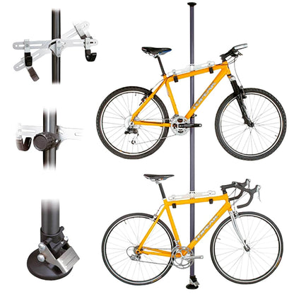 Suporte de Armazenamento para Bicicleta TOPEAK DUAL TOUCH no Chão (2 Bicicletas)