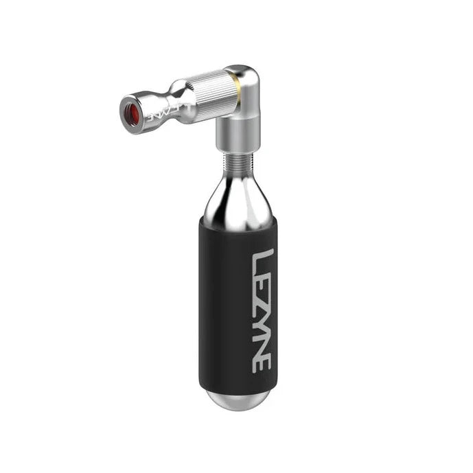 LEZYNE TRIGGER DRIVE Pino de disparo de CO2 + cartucho de CO2 roscado de 16g (x1) Prata