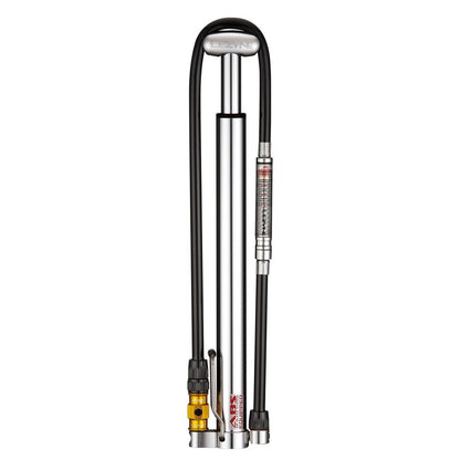 Bomba de Pé Compacta LEZYNE MICRO FLOOR DRIVE HPG Prateada