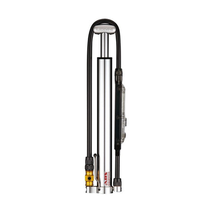 Bomba de Pé Compacta LEZYNE MICRO FLOOR DRIVE DIGITAL HVG Prateada