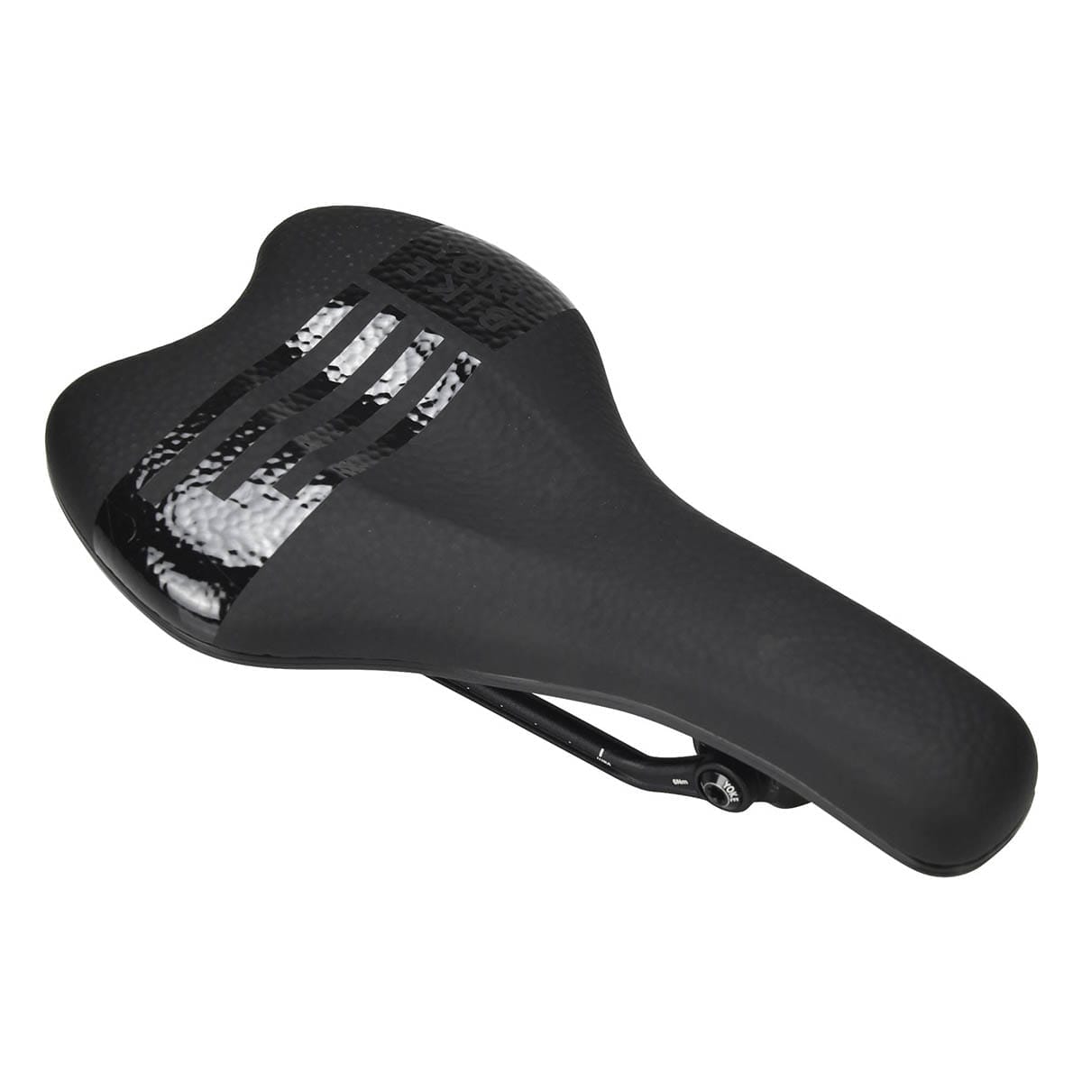 Selle BIKEYOKE SAGMA 130 mm Rails Aluminium Noir