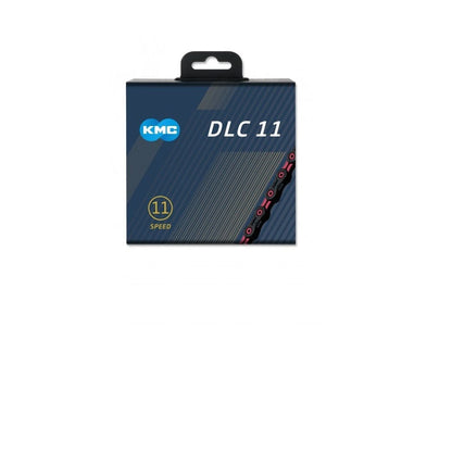 Corrente 11V KMC DLC11 Preto/Rosa
